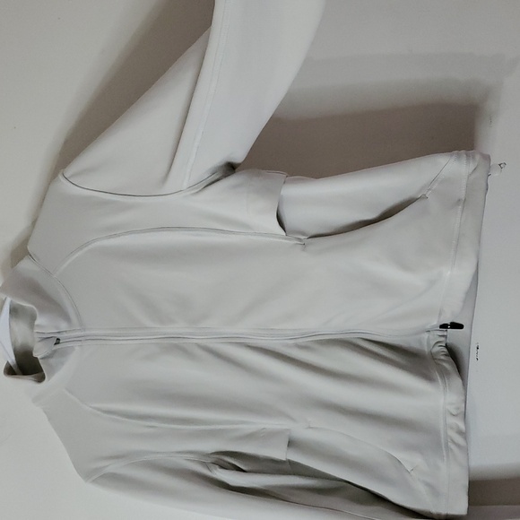 Lululemon Ventilating UV Protection Running Jacket Size 8 Full Zip Bone Womens - Picture 3 of 14